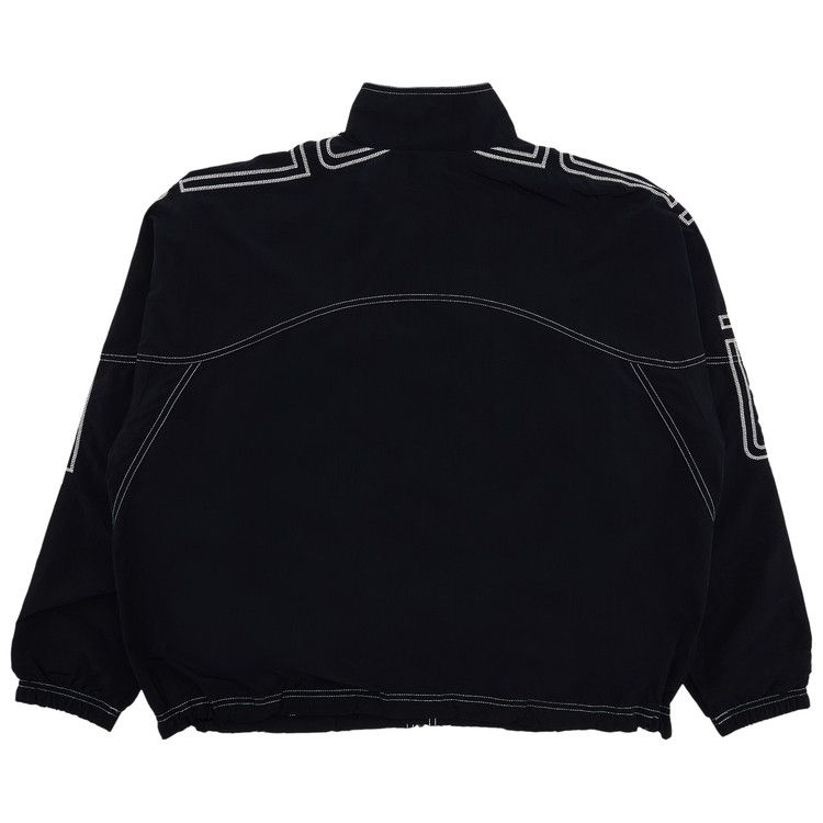 Buy Supreme Spellout Embroidered Track Jacket 'Black