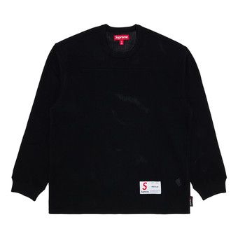 Buy Supreme Polartec Mesh Long-Sleeve Football Top 'Black