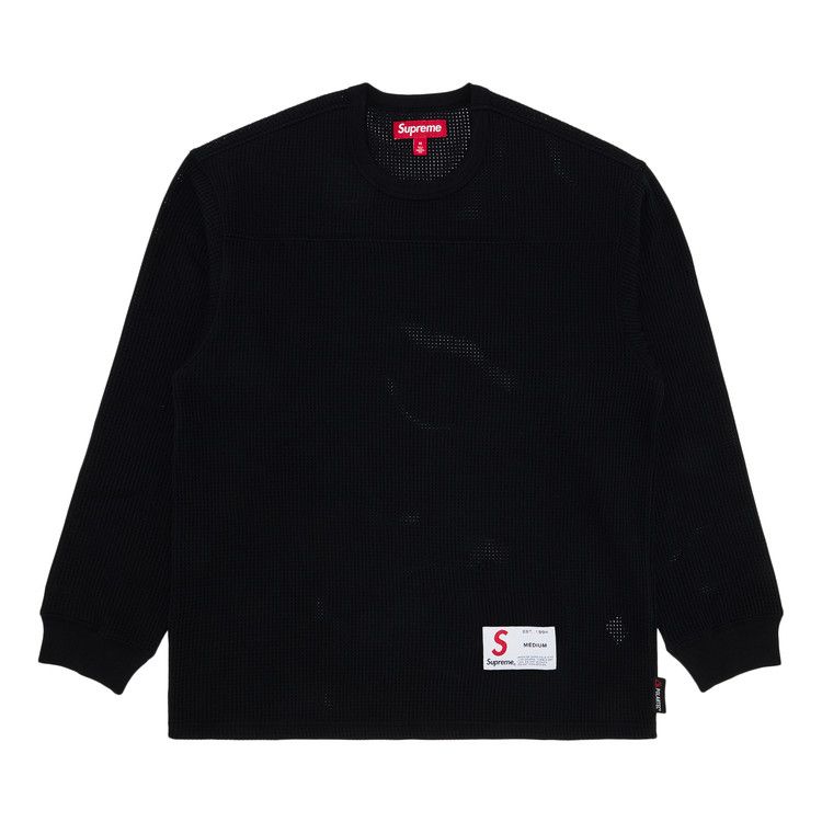 Supreme Polartec Mesh L/S Football Top Navy Men's - SS25 - US