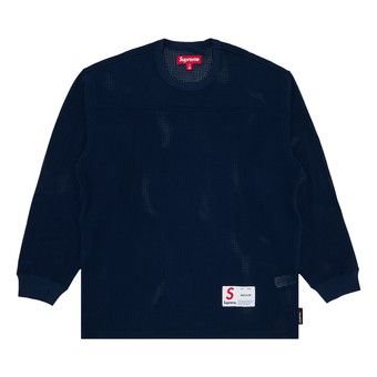 トップス Supreme Polartec Baseball Jersey Navy Supreme Polartec Baseball Jersey (FW24) - $138