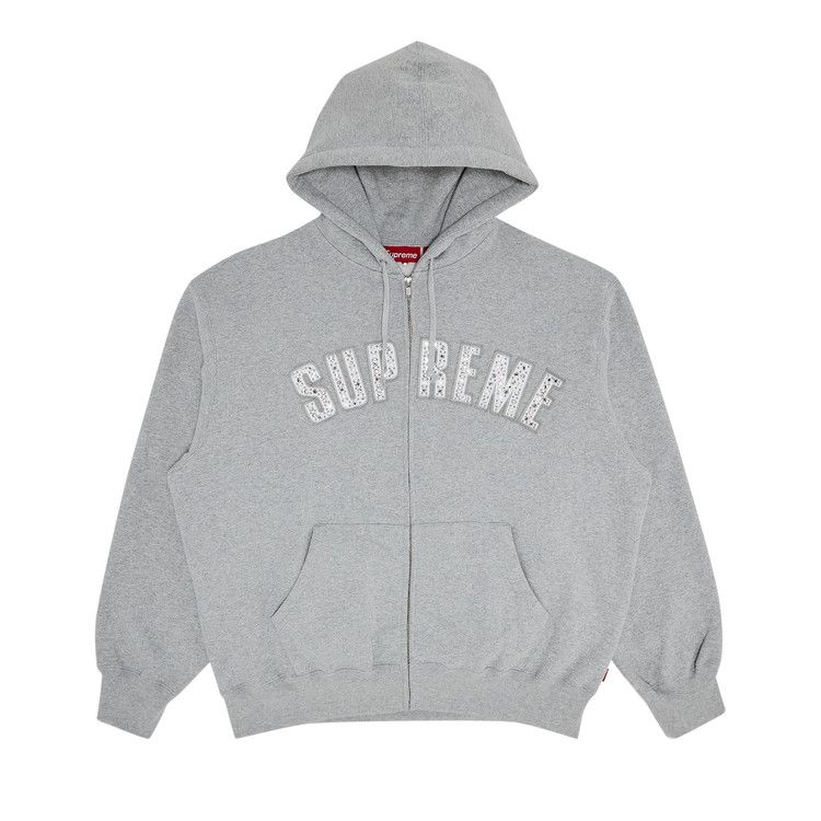 Buy Supreme x B.B. Simon Zip Up Hooded Sweatshirt 'Heather