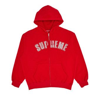 supreme×bb.Simon zip up hoodie Supreme X B.B. Simon Zip Up Hoodie Red Price in India | Culture Circle