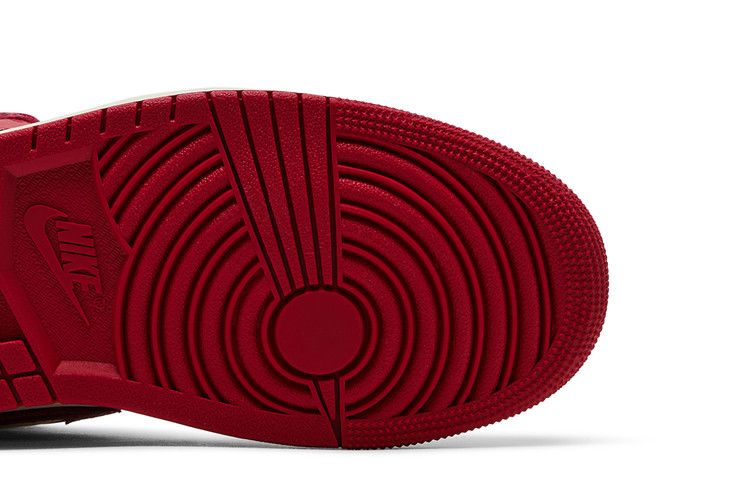 Jordan 1 Mid SE Red Cracked Leather (Women's) — foto 6