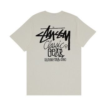 Buy Stussy Classic Gear Tee Pigment Dyed 'Natural' - 1905084