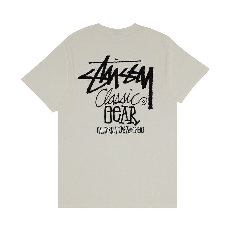 Stussy Classic Gear T-Shirt Pigment Dyed Natural