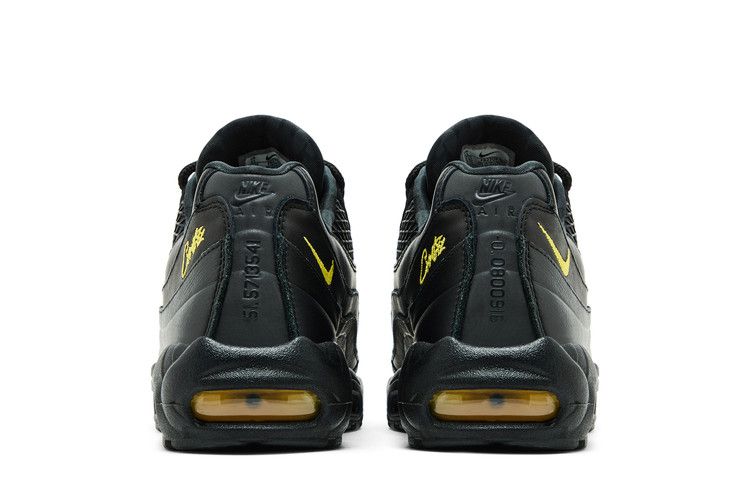 nike air max 95 black and yellow