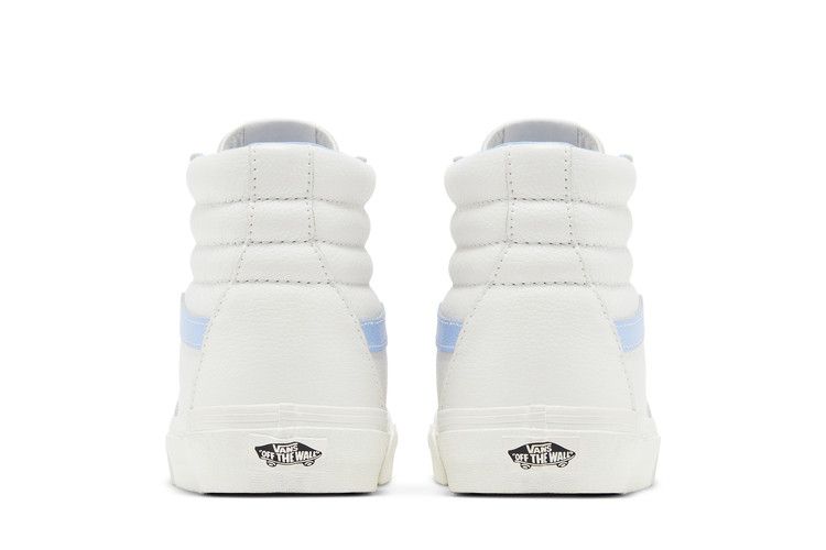 Vans Sk8-Hi Vintage Leather Blanc De Blanc Blue