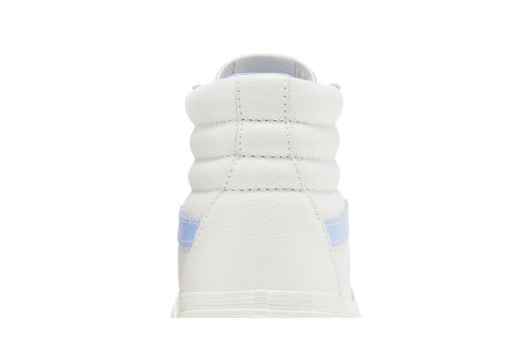 Vans Sk8-Hi Vintage Leather Blanc De Blanc Blue