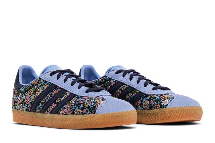 Liberty London X Adidas Gazelle J Floral Embroidery