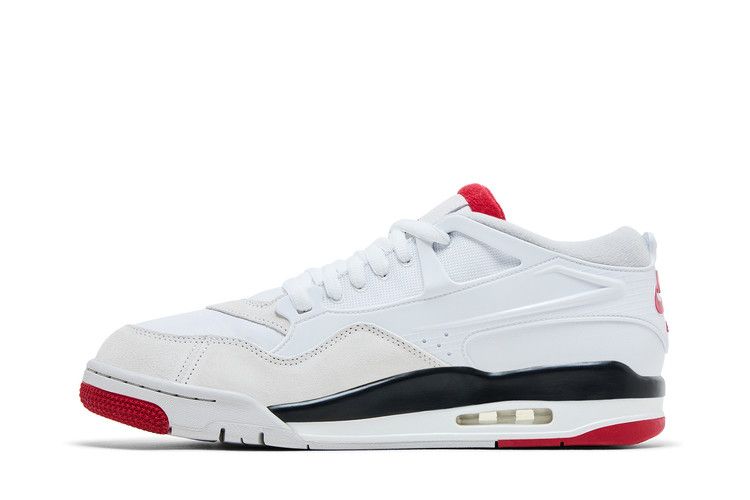Jordan 4 RM White Fire Red — foto 4