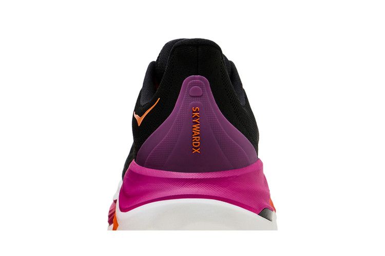 Hoka Skyward X Black Electric Aqua