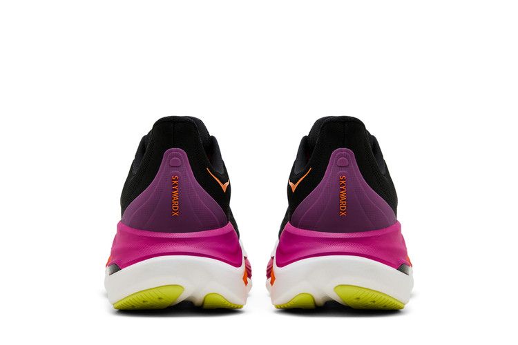 Hoka Skyward X Black Electric Aqua