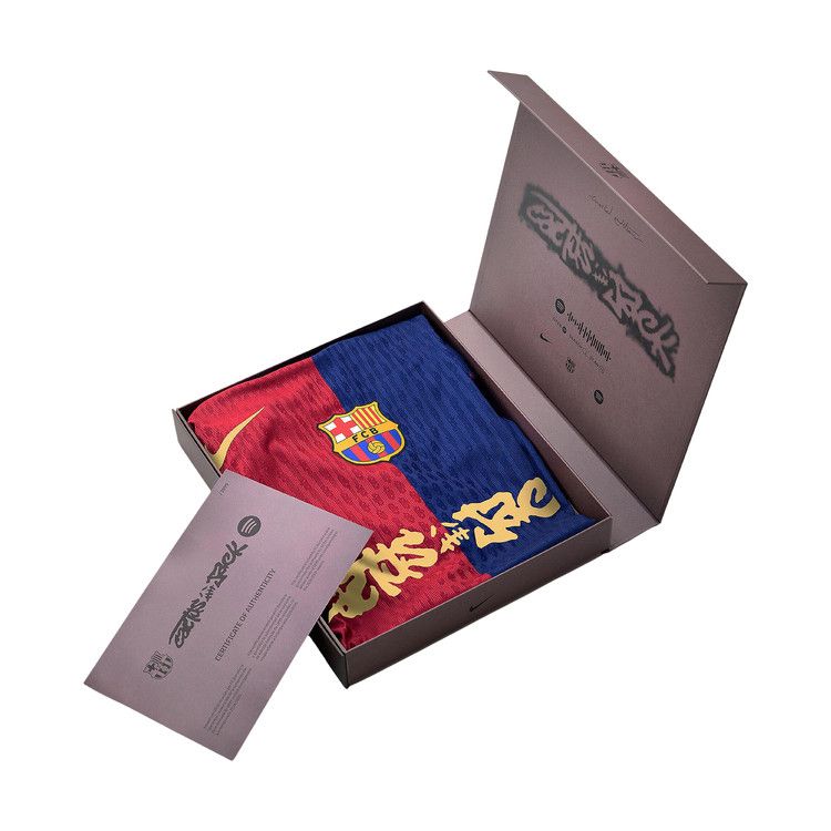Nike Fc Barcelona X Cactus Jack 2024/25 Match Home Jersey Red/Blue