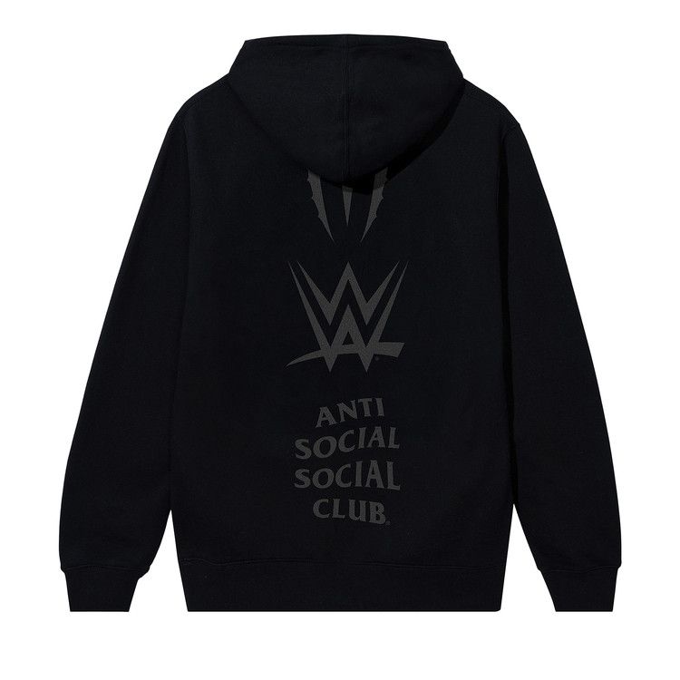 Anti Social Social Club x WWE Roman Reigns Zip Hoodie Black