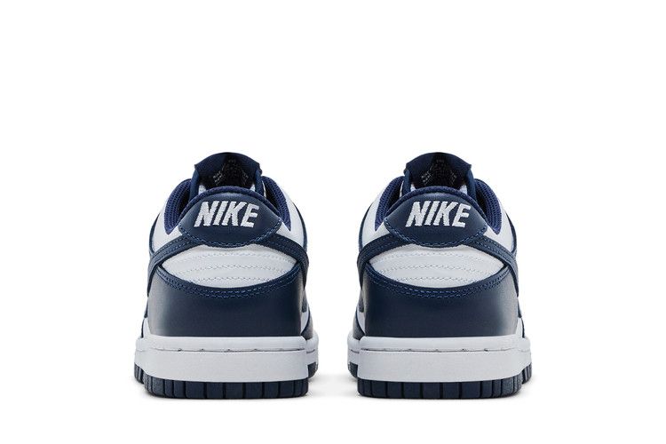 Nike Dunk Low White Midnight Navy — foto 7