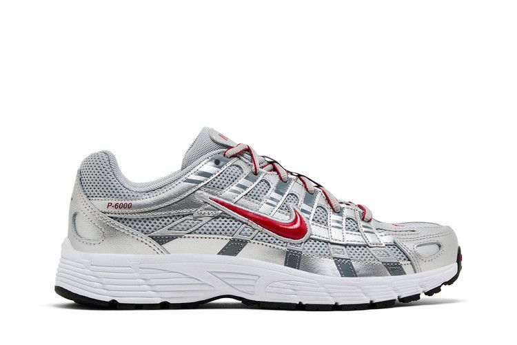 Nike P-6000 Metalic Silver Cool Red (GS) — foto 2