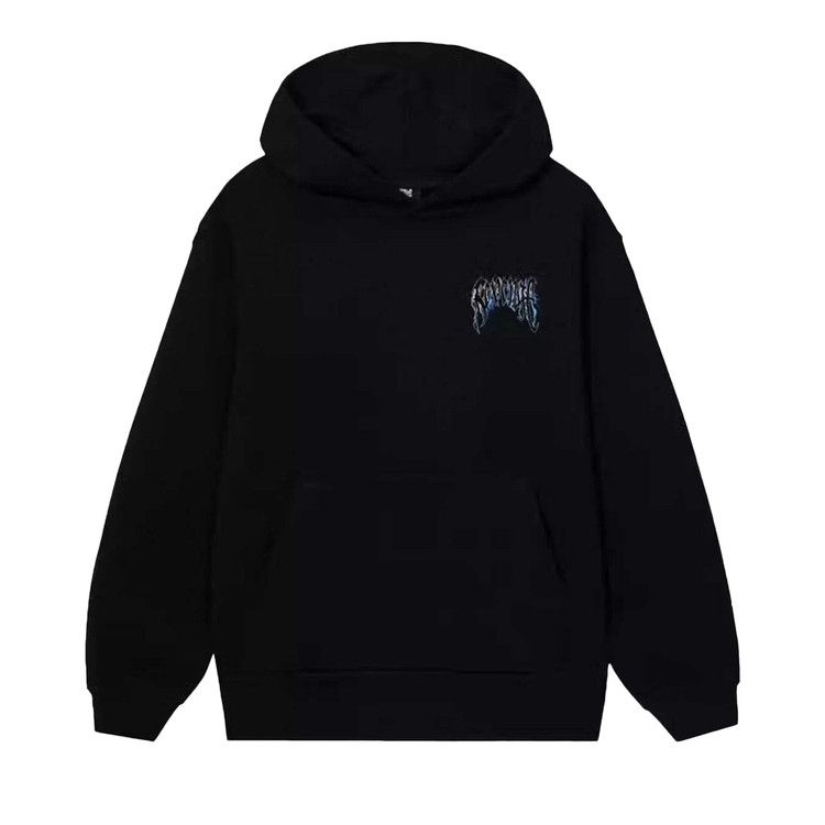 Revenge Blue Lightning Arch Logo Hoodie 'black'