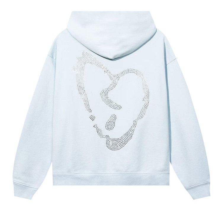 Revenge X Xxxtentacion Heartbreak Bejeweled Hoodie Baby Blue
