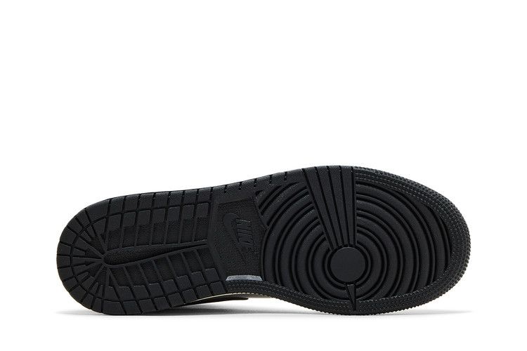 Air Jordan 1 Mid SE Gs Black Metallic Silver