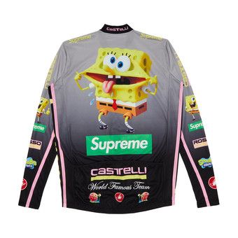 ウェア Supreme SpongeBob SquarePants Jersey Supreme x SpongeBob SquarePants Castelli L/S Cycling Jersey