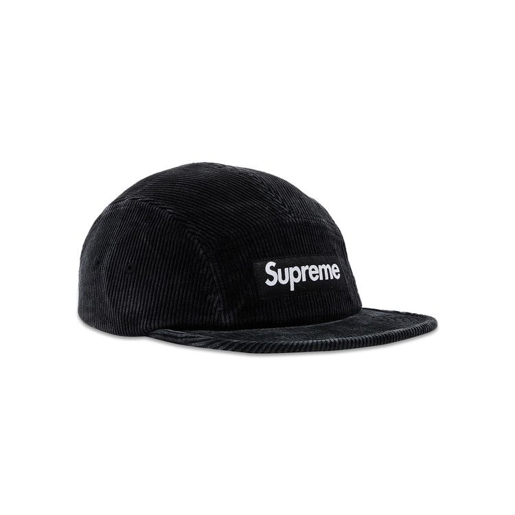 Buy Supreme Corduroy Camp Cap 'Black' - SS25H82 BLACK | GOAT CA