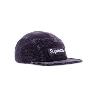 Buy Supreme Corduroy Camp Cap 'Navy' - SS25H82 NAVY | GOAT