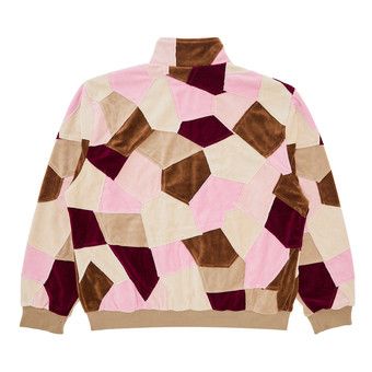 Buy Supreme Patchwork Velour Track Jacket 'Tan' - SS25J26 TAN | GOAT