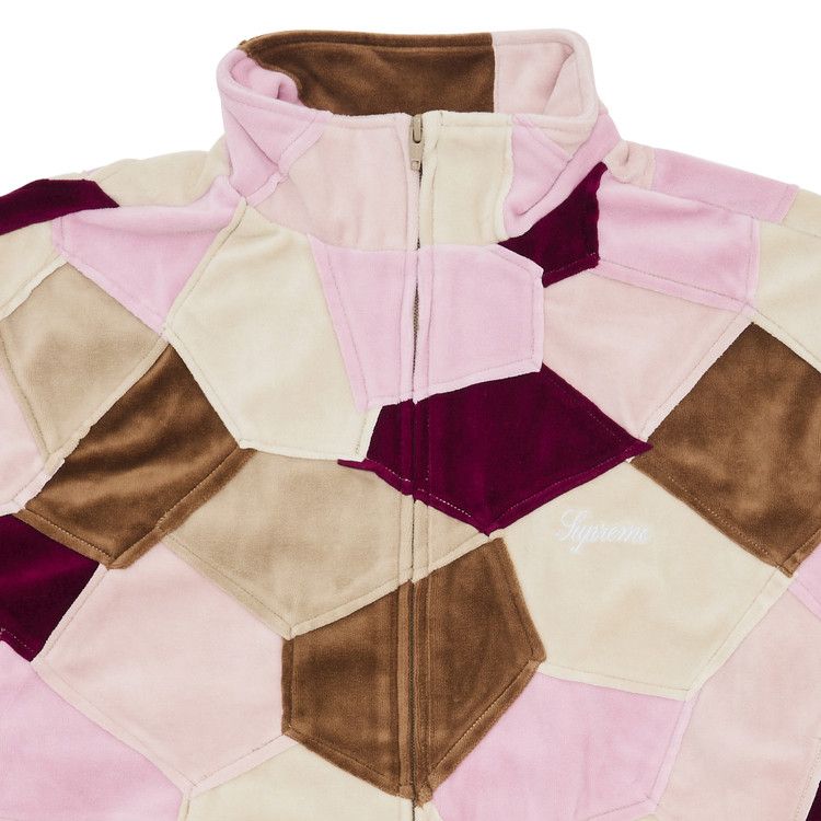 Buy Supreme Patchwork Velour Track Jacket 'Tan' - SS25J26
