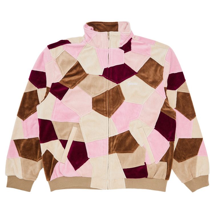 Buy Supreme Patchwork Velour Track Jacket 'Tan' - SS25J26 TAN | GOAT