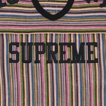 シュプリーム★ニットトップ★Open Knit Football Top Supreme Open Knit Football Top (SS25) - $128