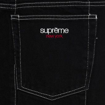 パンツ Supreme Paneled Stripe Baggy Jean Supreme Paneled Stripe Baggy Jean (SS25) - $198