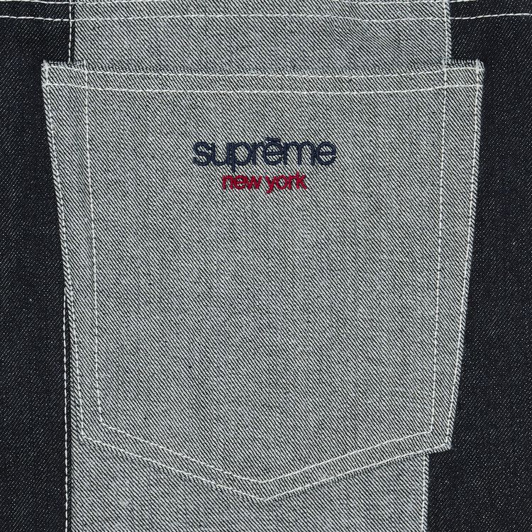 Buy Supreme Paneled Stripe Baggy Jean 