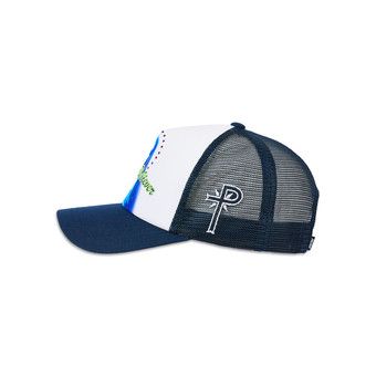 PALACE 1 Truth Trucker CAP ネイビー メッシュキャップ Buy Palace 1 Truth Trucker 'Navy' - P28H098 | GOAT