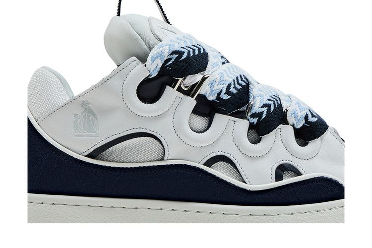スニーカー LANVIN Men Sneakers FUSKDK12DRA2 White Leather Curb Sneakers | Lanvin