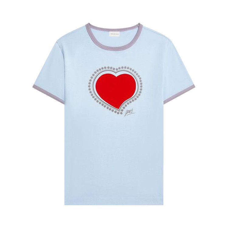Buy Dries Van Noten Archive Print Tee 'Pale Blue' - 251 021110