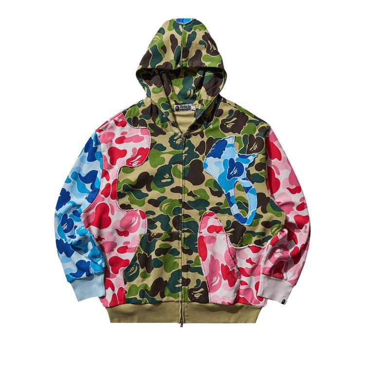 Buy BAPE ABC Camo Patchwork Relaxed Fit Zip Hoodie