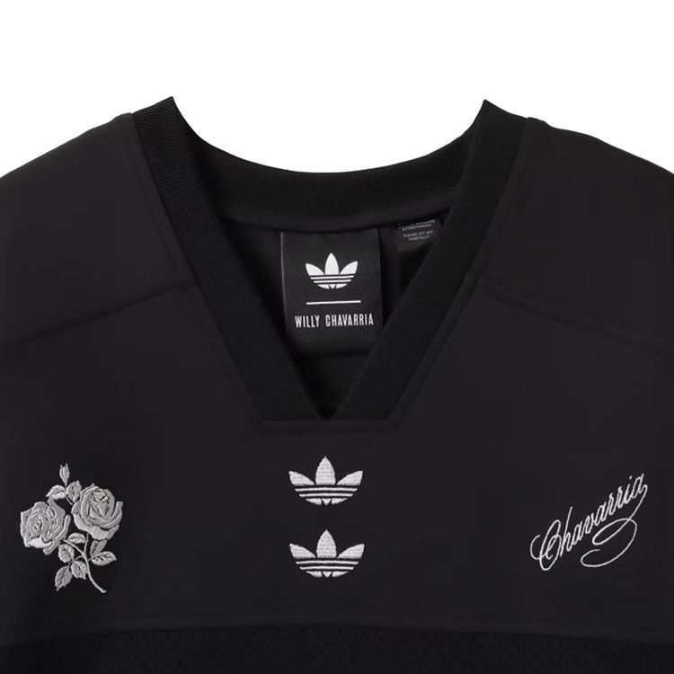Buy adidas x Willy Chavarria Football Jersey 'Black' - JV6421 | GOAT