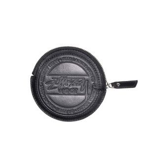 Buy Stussy Surf Dot Leather Pouch 'Black' - 136141 BLAC | GOAT