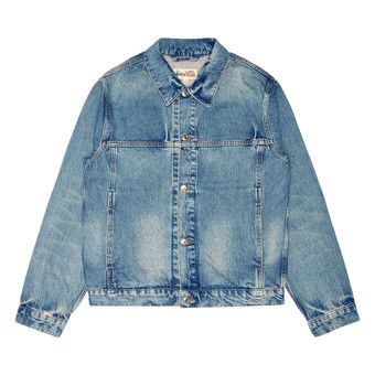 Buy Stussy Trucker Jacket Denim 'Weekend Wash' - 115897 WEEK | GOAT