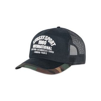 Buy Stussy Trucker International Snapback 'Black' - 1311177