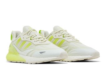 Summer　SALE　⑦ Buy Adidas ZX 2K Boost 2.0 'White Semi Solar Slime' - GZ7734 | GOAT