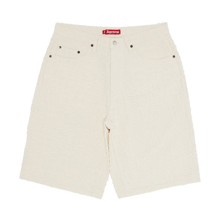 Supreme Baggy Denim Short Natural 『Ｍ』 Supreme Script Baggy Denim Short Washed Indigo Men's - SS24 - US