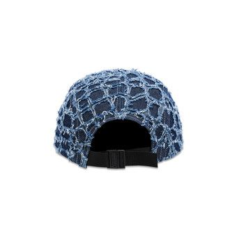Buy Supreme Frayed Croc Denim Camp Cap 'Indigo' - SS25H5 INDIGO | GOAT