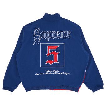 Old supreme ジャージ　90s Buy Supreme Old English Track Jacket 'Light Navy' - SS25J32