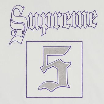 Buy Supreme Old English Track Jacket 'White' - SS25J32 WHITE