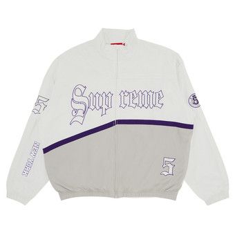 最終値下げ supreme track jacket スパンコール 系 Buy Supreme Old English Track Jacket 'White' - SS25J32 WHITE