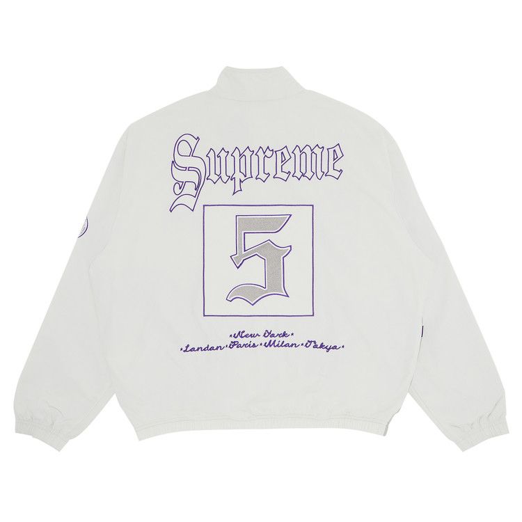 【新品未使用】Supreme Old English Track Jacket Supreme Old English Track Jacket Black Men's - SS25 - US