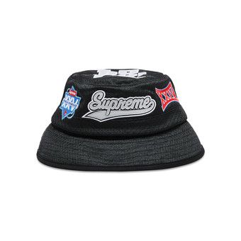帽子 Supreme Cordura Mesh Crusher Supreme Playoffs Mesh Crusher Hat Navy - SS25 - US