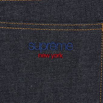 Buy Supreme Rigid Baggy Selvedge Denim Short 'Rigid Indigo