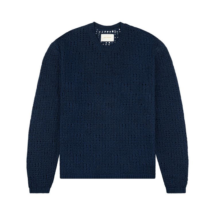 トップス Checkered Crewneck Sweater indigo aime Buy Aimé Leon Dore Checkered Crewneck Sweater 'Indigo' - SS25KS011